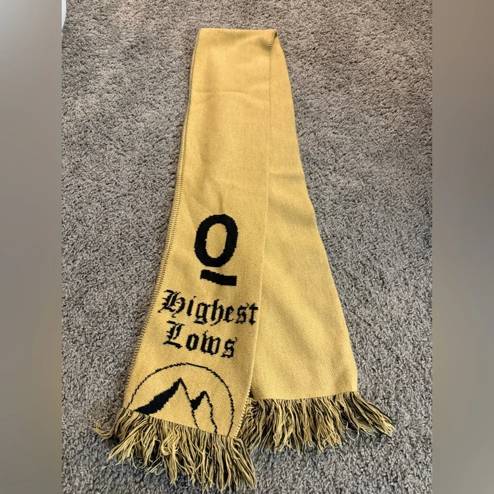 QUISLING 2016 Highest Lows Football Scarf - RARE